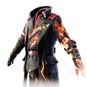 Capitão das Chamas no Free Fire - item Épico