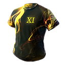 Camisa Ouro Temporada 11 no Free Fire - item Épico