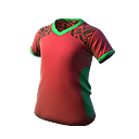 Camiseta Vermelha N.º 11 no Free Fire - item Raro