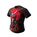 Camiseta Covil dos Dragões no Free Fire - item Raro