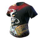 Camiseta Lendas do Fuji no Free Fire - item Raro