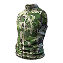 Jaqueta sem mangas (verde)