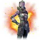 Conjunto Roupa Antibomba no Free Fire - item Mítico