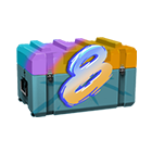 Pacote do 8º Aniversário no Free Fire - item Raro