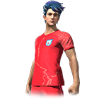 Conjunto Uniforme Vermelho BFF