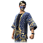 Conjunto Luz da Noite no Free Fire - item Épico