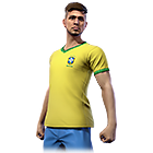 Conjunto Oficial Seleção Brasileira - Amarelo