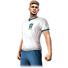 Conjunto CBF Branco no Free Fire - item Épico