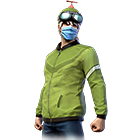 Conjunto Entregador Verde no Free Fire - item Épico