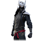 Conjunto Guerreiro Misterioso no Free Fire - item Épico+