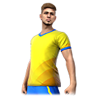 Conjunto Amarelo no Free Fire - item Raro