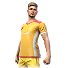 Conjunto Booyah Futebol Clube (Amarelo)