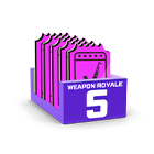 Conjunto 1 do Arma Royale no Free Fire - item Raro