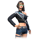 Conjunto Denim Robótico no Free Fire - item Épico