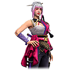 Conjunto Caçadora de Onis no Free Fire - item Épico+