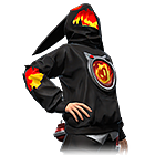 Conjunto Chamuscada no Free Fire - item Mítico