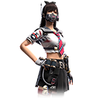 Conjunto Colegial do Apocalipse no Free Fire - item Épico+