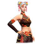 Conjunto Escamas do Dragão no Free Fire - item Épico