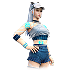 Conjunto Aqua Marina no Free Fire - item Épico+