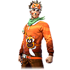 Conjunto Pijama Otaku no Free Fire - item Épico+