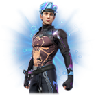Conjunto Projeto Azure no Free Fire - item Mítico+