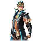 Conjunto Pedra do Sol no Free Fire - item Épico+