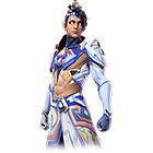 Conjunto Guia do Sol no Free Fire - item Mítico