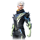 Conjunto Fragmento de Alvorada no Free Fire - item Mítico