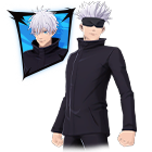 Conjunto Satoru Gojou no Free Fire - item Mítico+