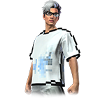 Conjunto Modelo 8 bits no Free Fire - item Épico