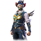 Conjunto Olhos de Estanho no Free Fire - item Épico+