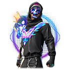 Conjunto Rei do T.R.A.P. no Free Fire - item Mítico+