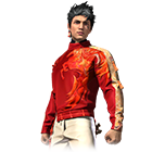 Conjunto Cavaleiro Flamejante no Free Fire - item Épico+