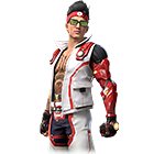 Conjunto Lutador Biônico no Free Fire - item Épico+