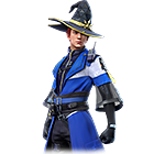 Conjunto Autoridade Bruxão no Free Fire - item Mítico