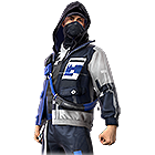 Conjunto Mano Cobalto no Free Fire - item Épico