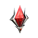 Fragmento de Diamante Vermelho