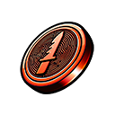 Token Moeda Vermelha no Free Fire - item Comum