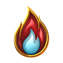 Token Incandescente no Free Fire - item Comum