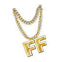 Colar de Ouro no Free Fire - item Comum