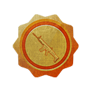 Medalha de Arma Ouro no Free Fire - item Comum