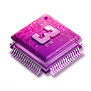 Token Chip Roxo no Free Fire - item Comum