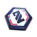 Hexágono Branco no Free Fire - item Comum