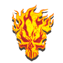 Token Fúria Vulcânica no Free Fire - item Comum