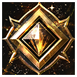 Avatar Enfeite Dourado no Free Fire - item Mítico