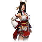 Conjunto Miko das Chamas no Free Fire - item Épico