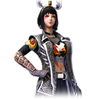 Conjunto Imperatriz dos Ossos no Free Fire - item Épico+