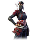 Conjunto Samurai Escarlate