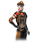 Conjunto Coronel Flamejante. no Free Fire - item Épico+