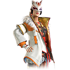 Conjunto Kitsune no Free Fire - item Épico+